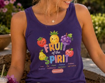 Fruit Of The Spirit-shirt Christelijke kleding ComfortKleuren Peetdochtercadeau Fruits Of The Spirit Christelijk Shirt DamesKleding DamesShirts