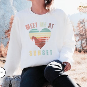 Watch The Sunset Lets Watch The Sunset Hoodie Hawaii Sweatshirt Here Comes The Sun Sunset Hoodie Beachy Sweatshirt Sunset Summer Hoodie
