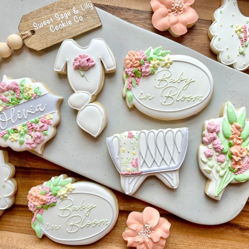 Baby Shower Sugar Cookies Etsy
