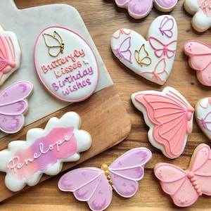 Butterfly Birthday Sugar Cookies