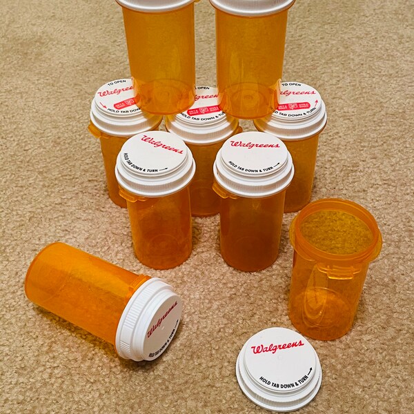 Large Pill Bottle Etsy