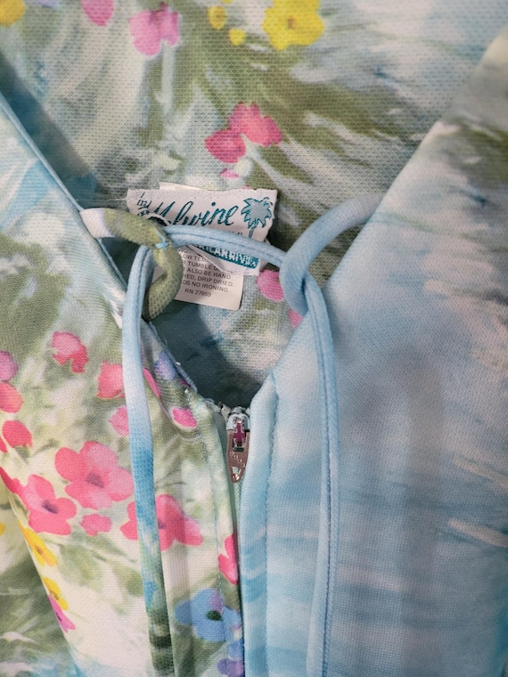 1970's Floral Jumpsuit - image 6