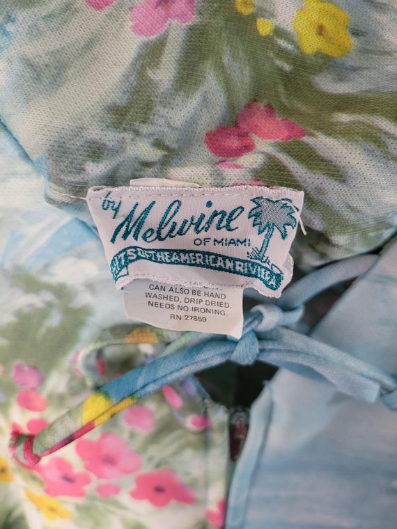 1970's Floral Jumpsuit - image 4