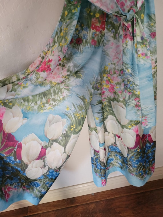 1970's Floral Jumpsuit - image 3
