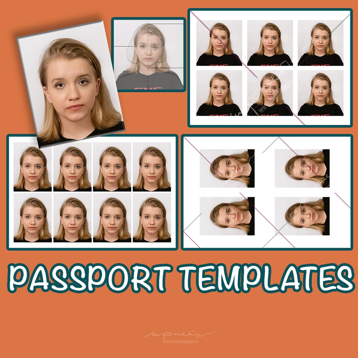 Japanese Passport Pictures Templates Easy And Printable Etsy