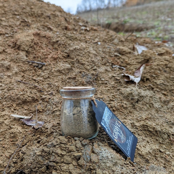 Grave Dirt - Ritual Earth - Consecrated Spell Ingredient - Instant Holy Ground