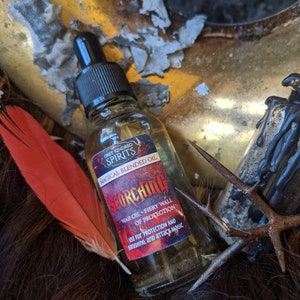 Scorching Spell Oil • War Oil • Fiery Wall of Protection • Banishing • Attack • Hexing