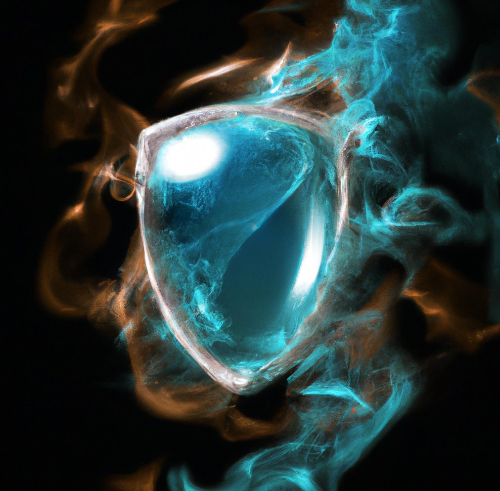 Custom Astral/Spiritual Shield - Digital Painting Focal Point - Astral Objects for Protection & Avoiding Unwanted Energy