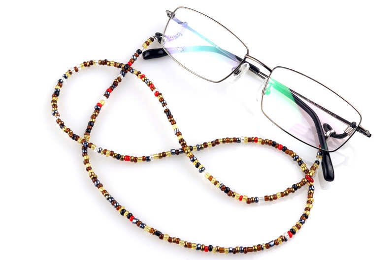 VITO MultiColour Beaded Eyeglasses Chain & Necklace Etsy