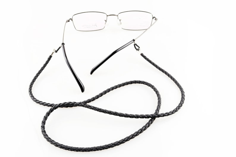 Antislip Lightweight Leather Eyeglasses Chain Cord Holder Etsy UK