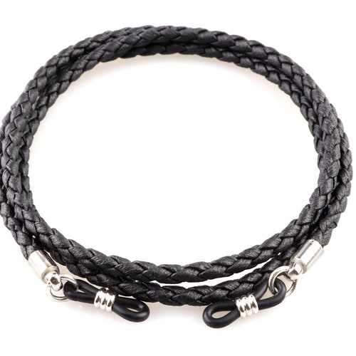 Lightweight Antislip Leather Glasses Chain Neck Cord Retainer Etsy UK