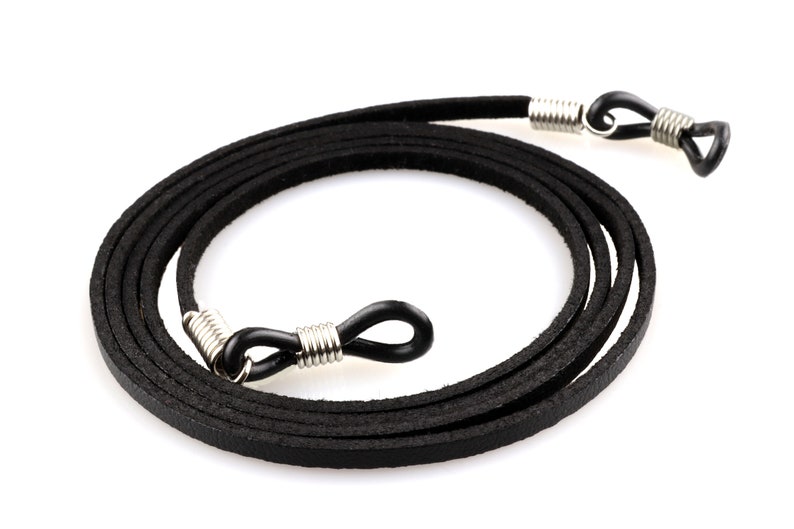 Lightweight Antislip Leather Glasses Chain Neck Cord Retainer Etsy UK