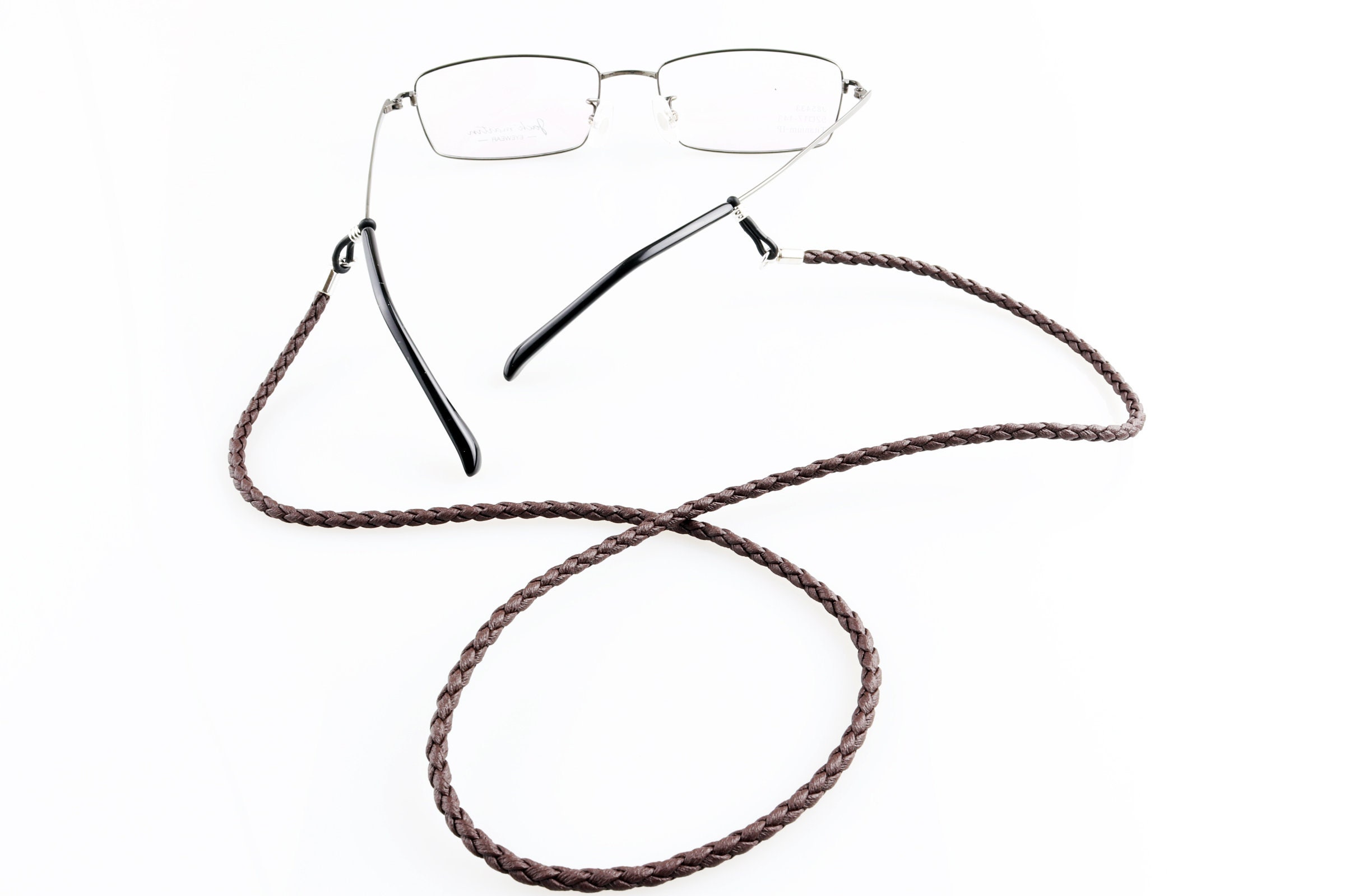 Anti-slip Lightweight Leather Eyeglasses Chain Cord Holder - Etsy UK