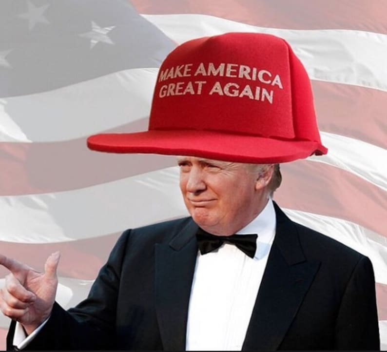 HUGE Foam MAGA Hat Make America Great Again Donald Trump Giant Etsy
