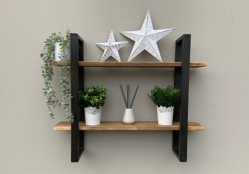 Rustic Industrial Shelving Wall Shelving Shelving Unit Etsy UK
