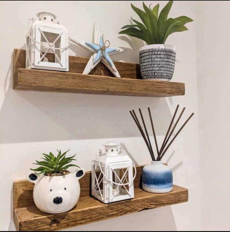 Floating Shelves Shelving Rustic Shelves 10cm Deep Etsy UK