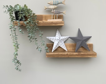 Rustic Floating Shelves, Floating Shelves, Wood Shelves, Floating Shelving  (8cm Depth)