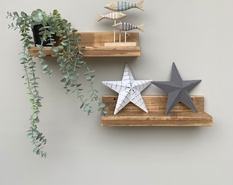 Floating shelves, Wall shelves, Shelving, Rustic shelves, (8cm Shelf Depth)