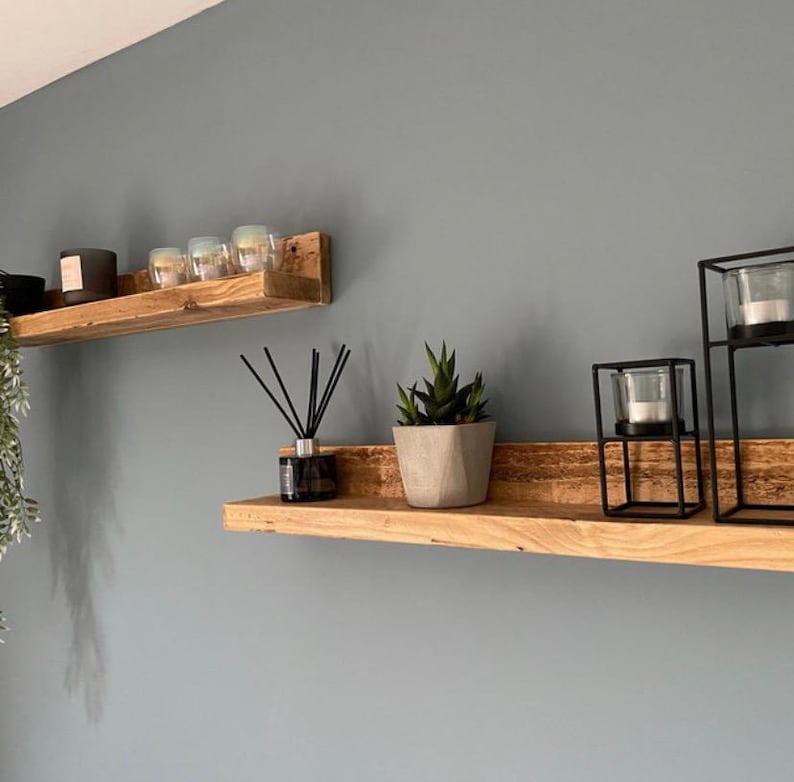 Floating shelves, Shelving, Rustic Shelves (10cm Deep) image 14