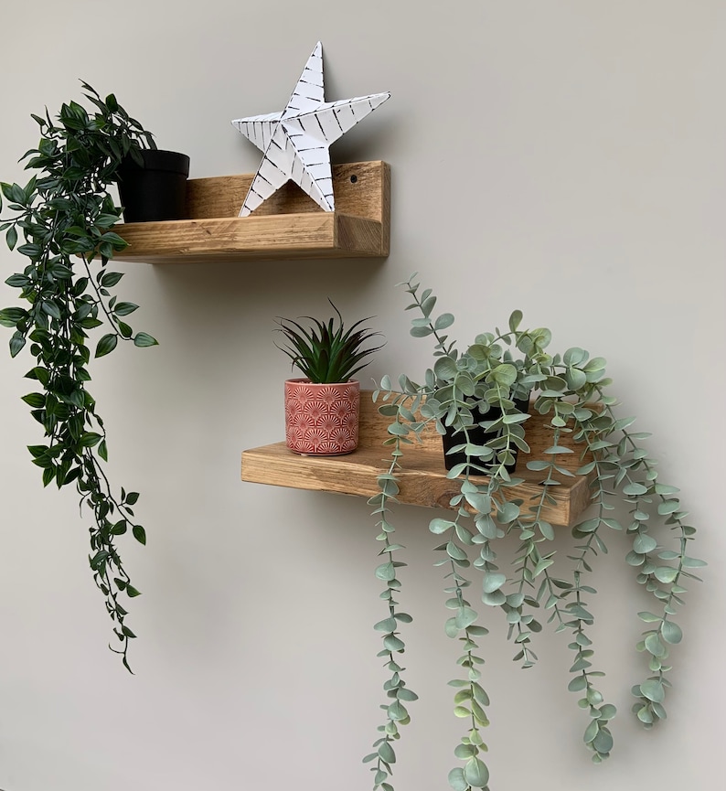 Floating Shelves Shelving Rustic Shelves 10cm Deep Etsy UK