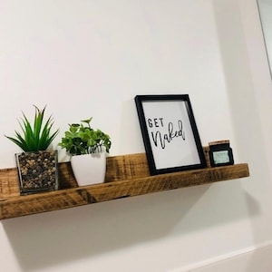 Floating shelves, Shelving, Rustic Shelves (10cm Deep) image 13