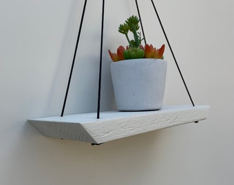 Rustic Shelves With Mitred Ends (Light Grey)