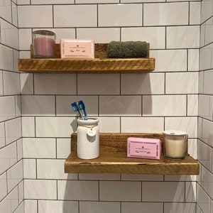Floating shelves, Shelving, Rustic Shelves (10cm Deep)