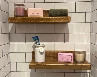 Floating shelves, Shelving, Rustic Shelves (10cm Deep)