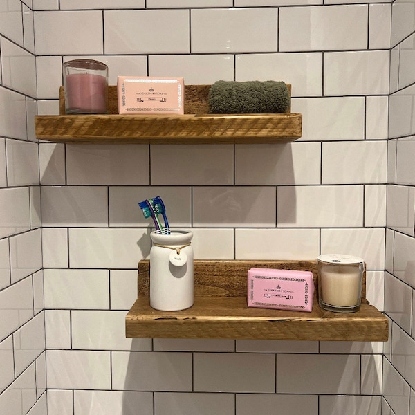 Floating shelves, Shelving, Rustic Shelves (10cm Deep)