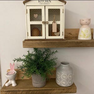 Floating shelves, Shelving, Rustic Shelves (10cm Deep) image 11