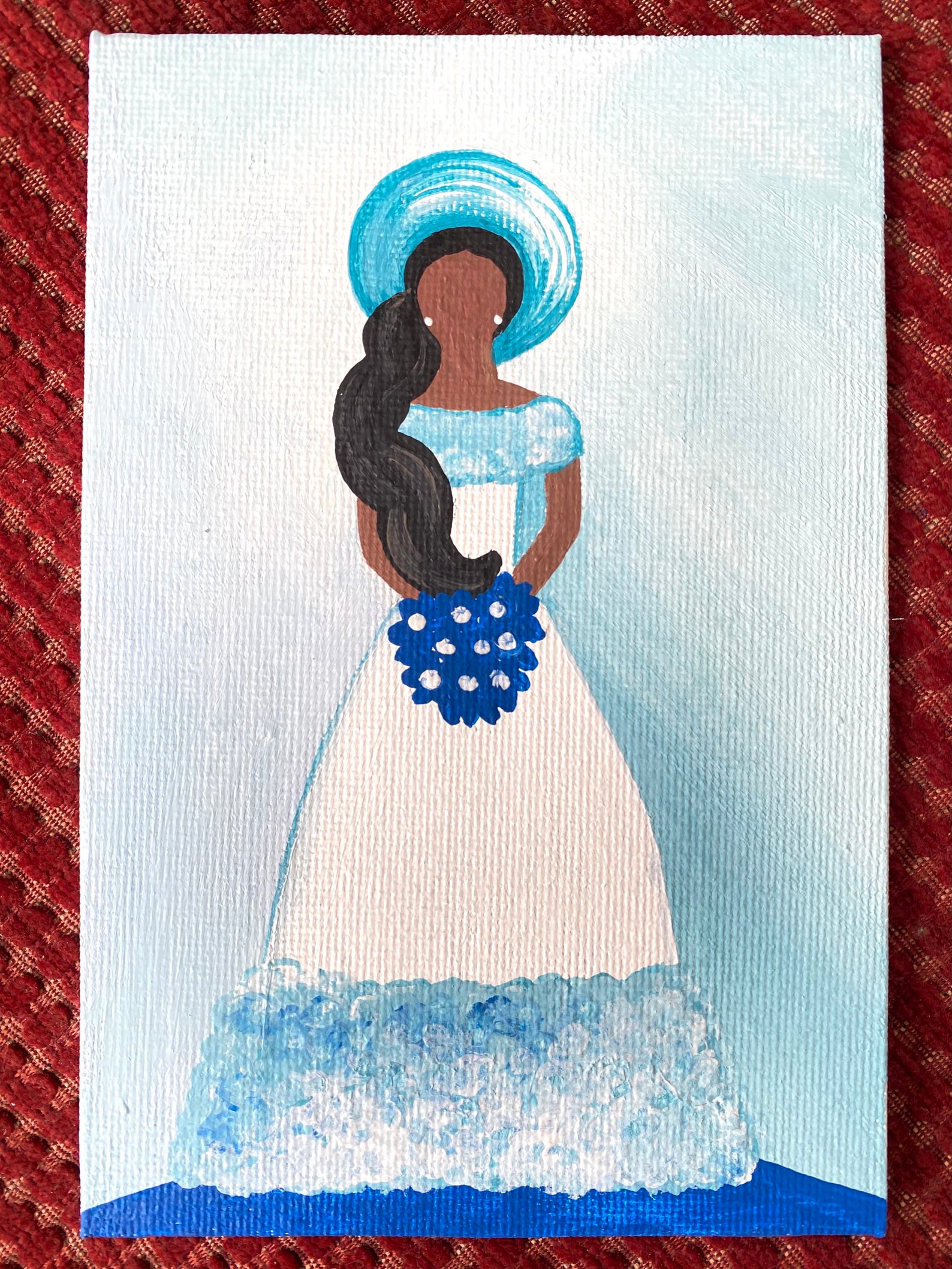 Arte de muñecas sin rostro dominicanas: pintura acrílica, decoración ...