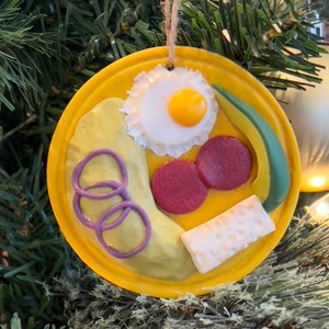 Lot de décorations de Noël dominicaines : manga, pâte polymère, décoration de rétroviseur de voiture