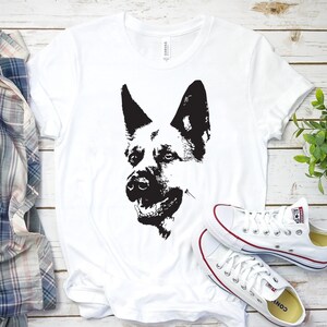 German Shepherd Shirt - Funny Dog Tee - German Shepherd Tshirt - Animal Print - Festival Tee