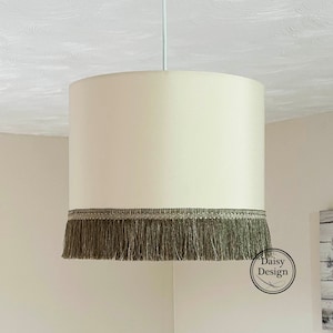 Tassel Lampshade, Fringing Chandelier, Tassel Pendant, Fringe, Fringe Drum Lampshade, Trim, Table Lampshade