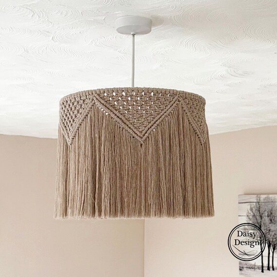 Fringed cheap ceiling lampshade