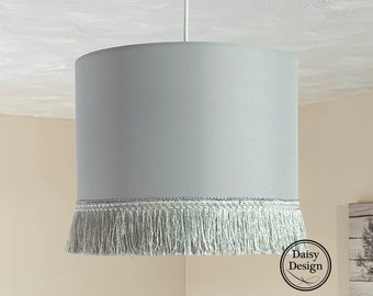 Tassel Lamp Shade, Fringing Chandelier, Tassel Chandelier, Fringe, Fringing Drum Lampshade, Table Lampshade