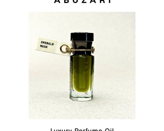 EMERALD MUSK Perfume Oil by Abu Zari Fragrances | Artisan, Green, Floral, Unique Gift Ideas, Natural perfume, Vegan, Alcohol-Free