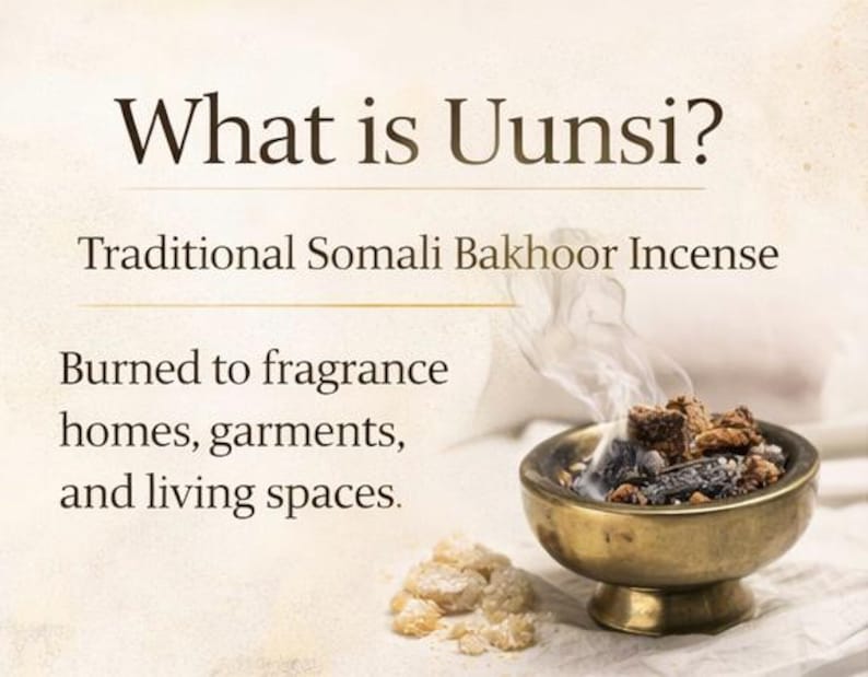 Bakhoor Incense – Somali Uunsi Resin | Arabian Home Fragrance with Oud & Frankincense (140g) image 4