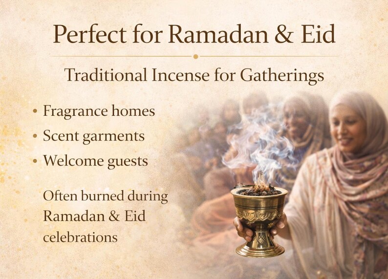 Bakhoor Incense – Somali Uunsi Resin | Arabian Home Fragrance with Oud & Frankincense (140g) image 8