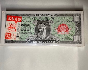 100x Ancestor Money Chinese Heaven Hell Money Bank Notes Paper Money Kits UK 100x Ancestor Money Chinese Heaven Hell Money Bank Notes Paper Money Kits UK