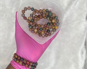 Ozean-Jaspis-Armband, 8 mm