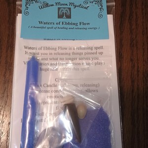 Waters of Ebbing Flow Spell Kit