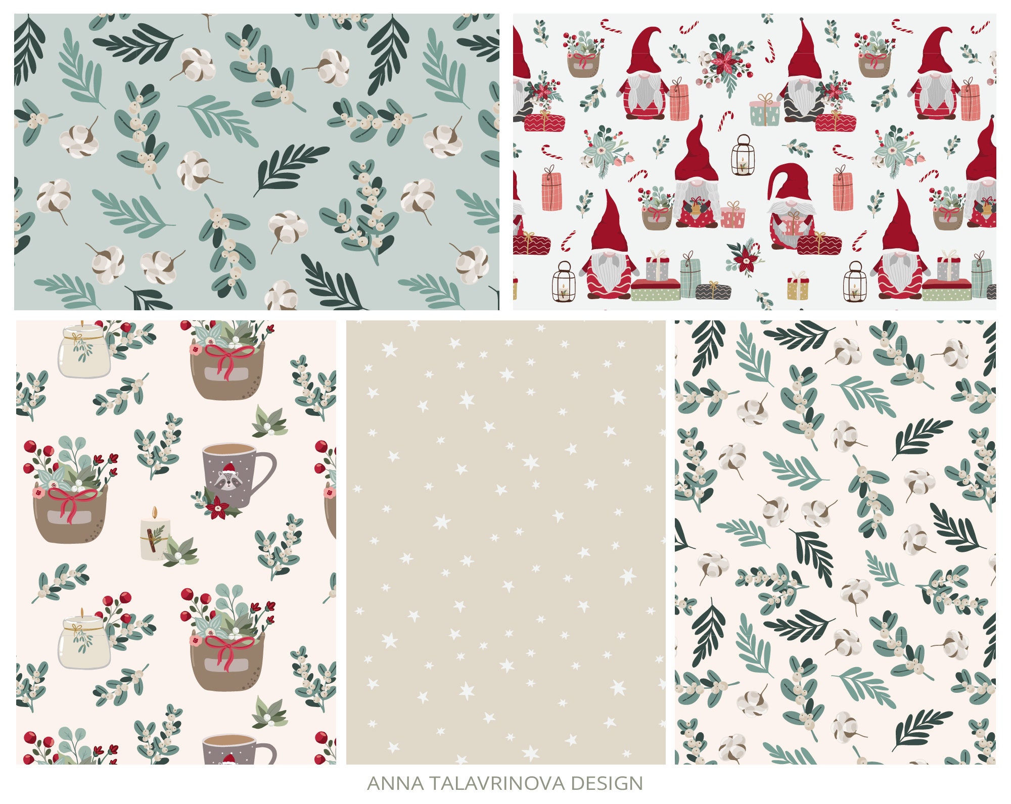 Cozy christmas zoom background - paralke