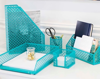 Desk Organizer Set Etsy