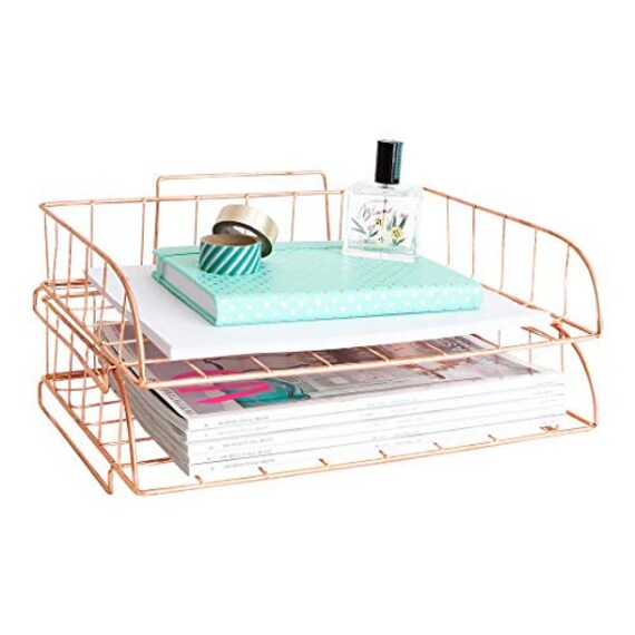 Decor For Cubicle And Home Paper Tray Cute Office Supplies Letter