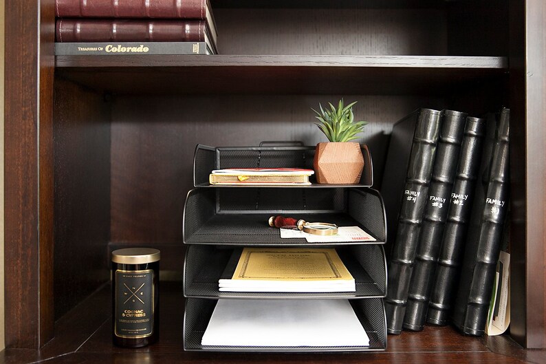 Stackable Paper Tray Desk Organizer 3 Tier Letter Stackable Paper Tray Desk Organizer 3