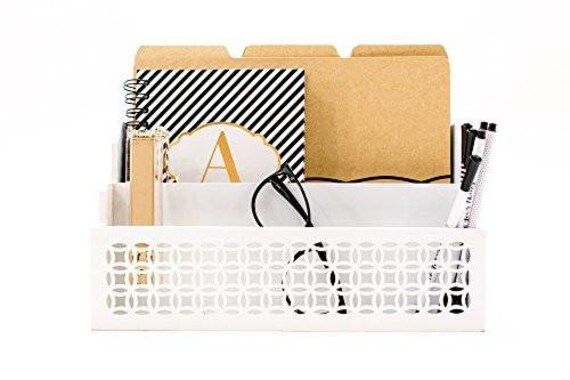 Blu Monaco Desk Top Mail File Letter Organizer 2 Tiers Etsy