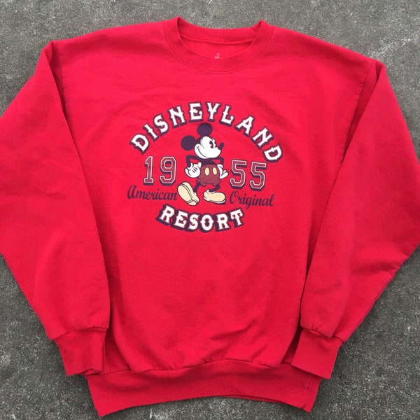 Vintage Disney Mickey Mouse Crewneck Sweatshirt - Unisex Adult MEdium Vintage Clothing - Unisex Clothes - Vtg - Streetwear - Retro