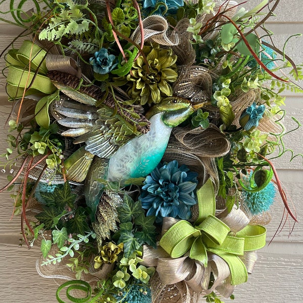 Sweet Hummingbird wreath for your front  door