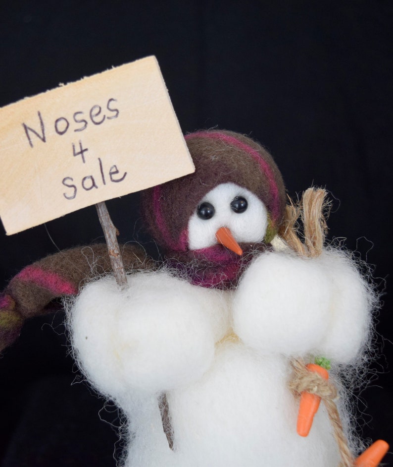 Noses for Sale Wooly® Snowman Snowman Figurine Etsy